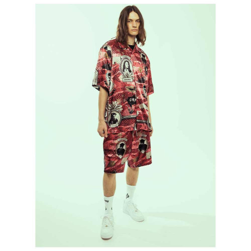 Grimey Unisex σορτς Supastar Satin Shorts